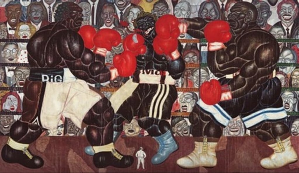 The Man From Bantul (The Final Round) (2000) by Masriadi, which sold for HK$7.82 million in 2008.