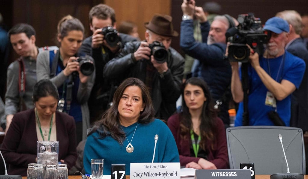 February 27, 2019 photo of Jody Wilson-Raybould arriving to give her testimony about the SNC-Lavalin affair before a justice committee hearing in Ottawa. Photo: AFP