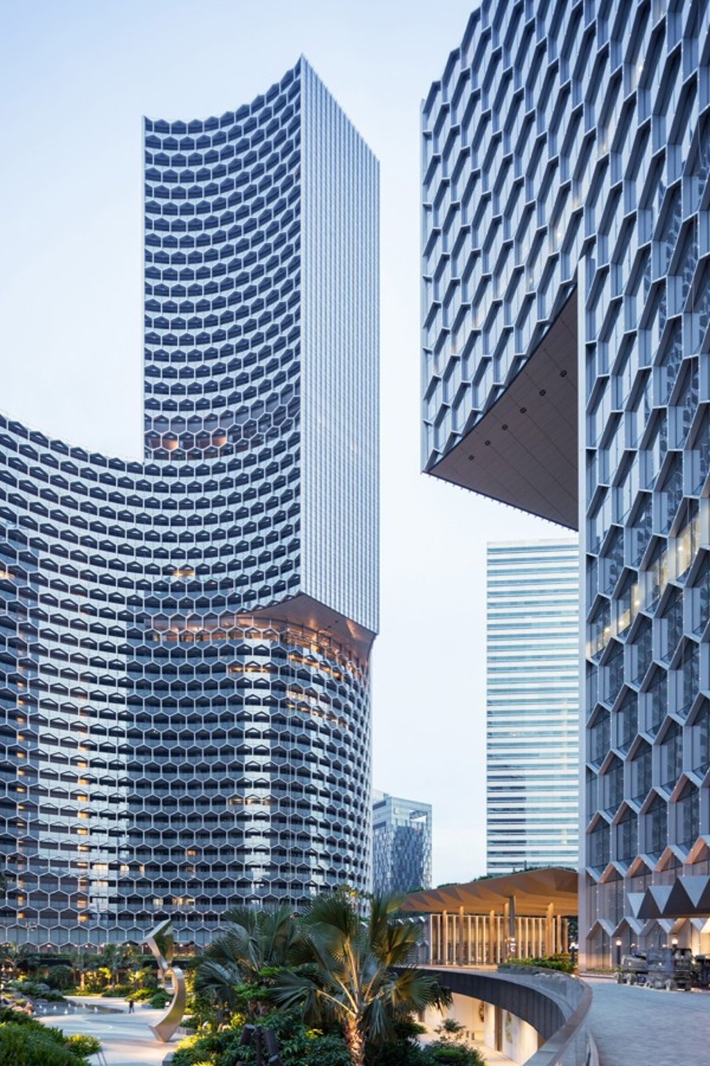 The DUO tower, in Singapore. Photo: Ole Scheeren