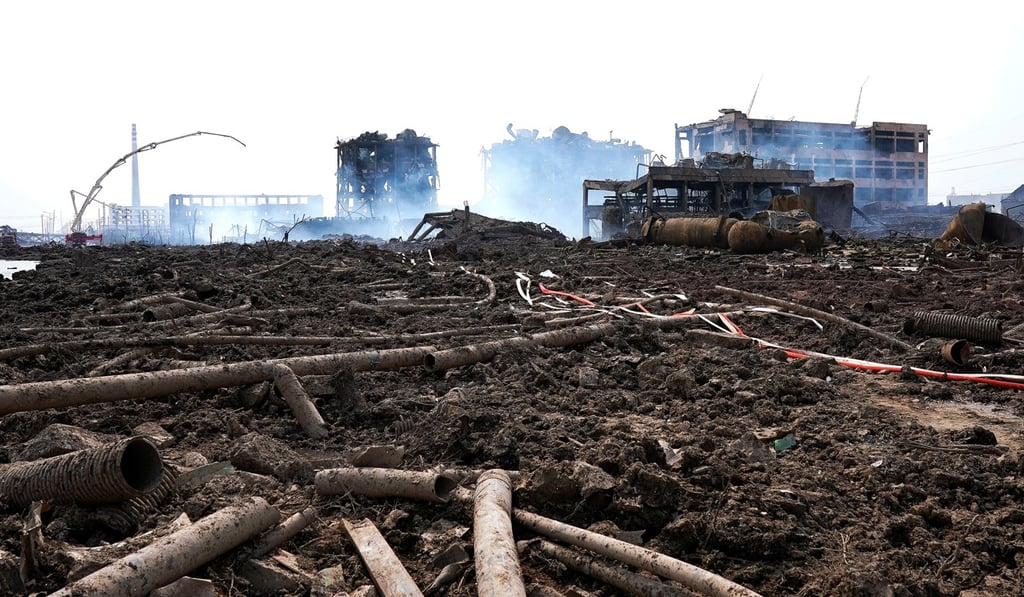 The cause of the explosion in Yancheng is still being investigated. Photo: Reuters