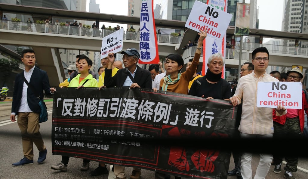 Thousands took to the streets against the extradition proposal on Sunday. Photo: Dickson Lee