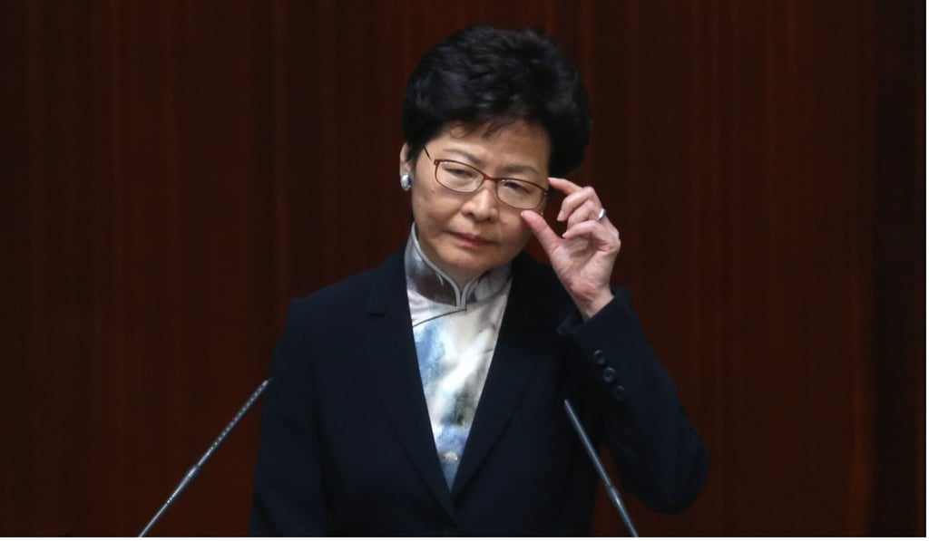 Hong Kong Chief Executive Carrie Lam Cheng Yuet-ngor announced the proposed vacancy tax in June. Photo: Sam Tsang