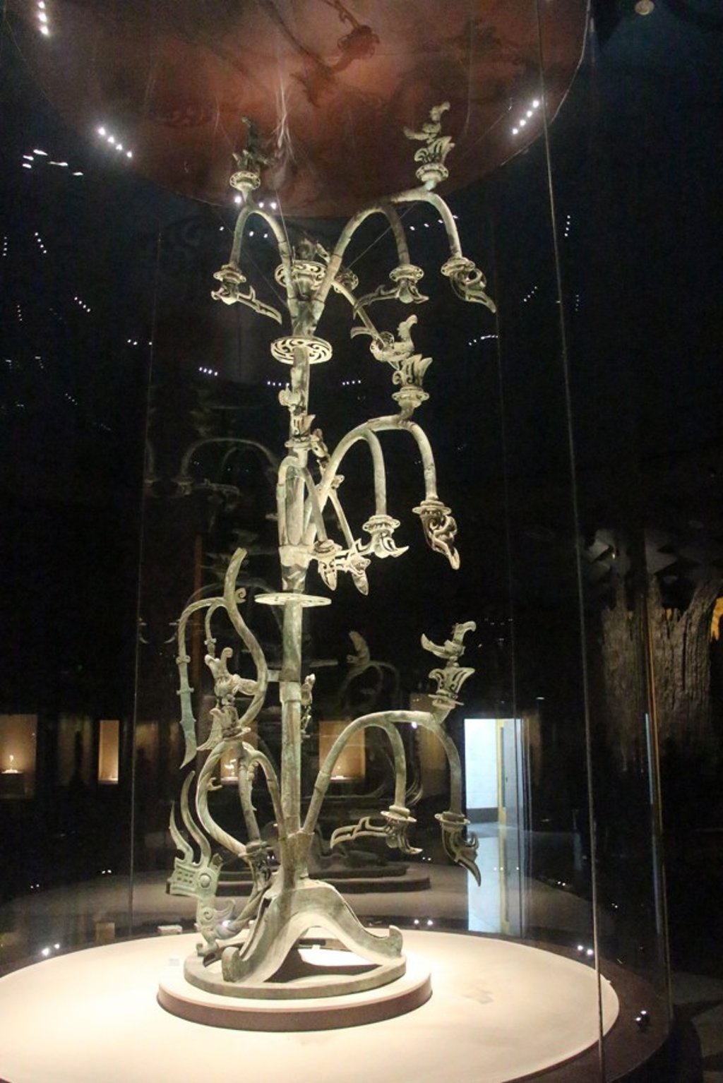 Highlights include this four-metre-tall bronze tree sculpture. Photo: Kanis Leung