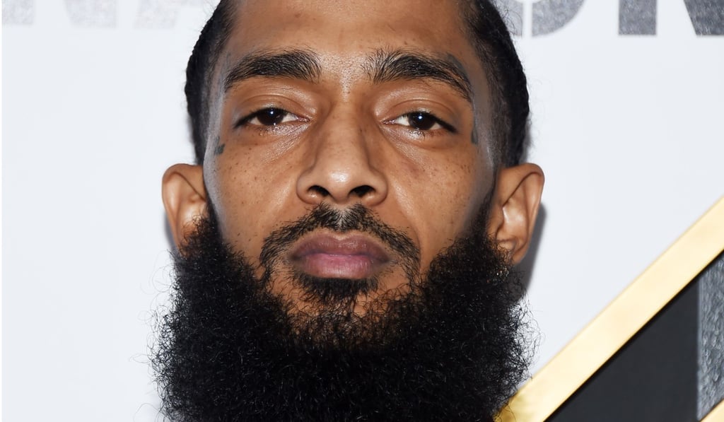 Hussle at a 2019 Roc Nation event in Los Angeles on February 09, 2019 . Photo: AFP Hussle at a 2019 Roc Nation event in Los Angeles on February 09, 2019 . Photo: AFP