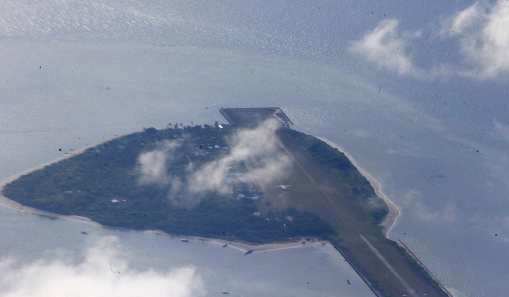 Thitu is the largest Philippine-held island in the Spratly chain.Photo: EPA