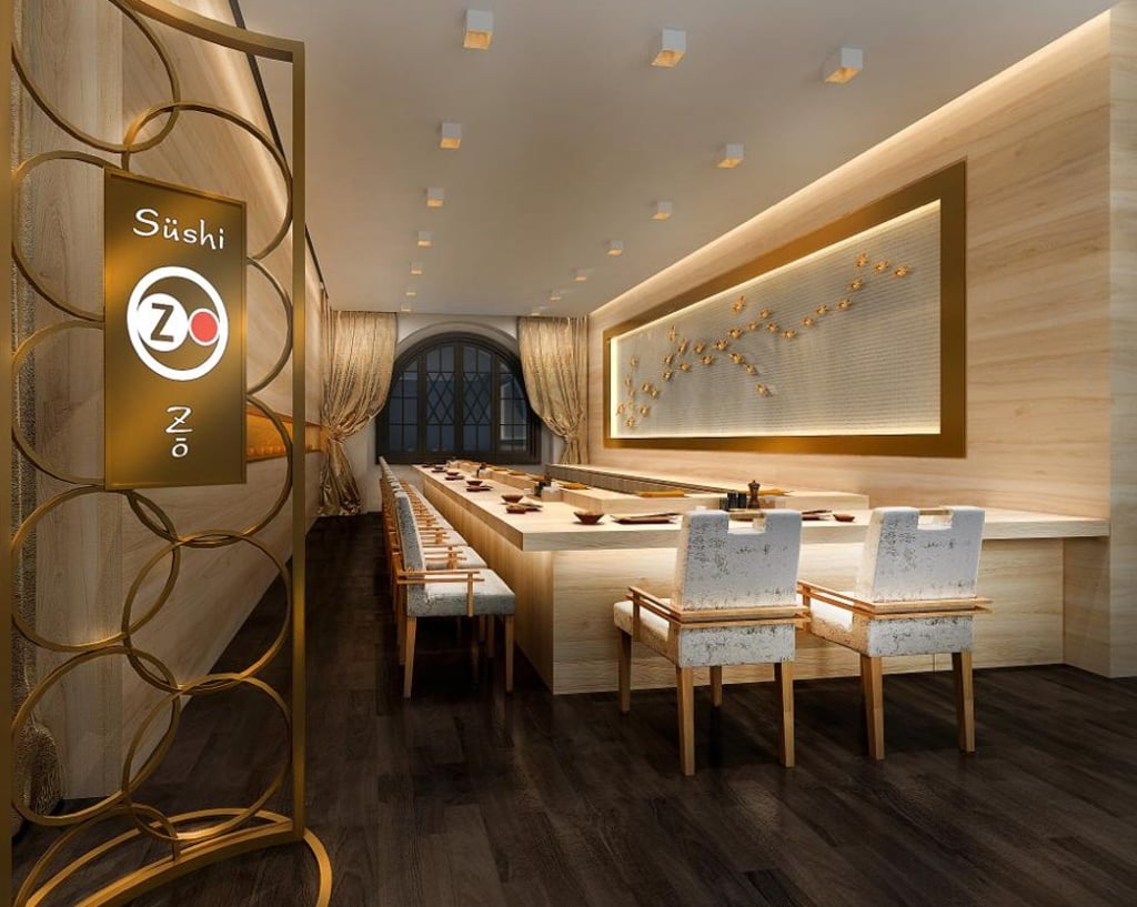 The interior of Sushi Ko, which will serve an 18-dish omakase dining ‘experience’ twice a day,