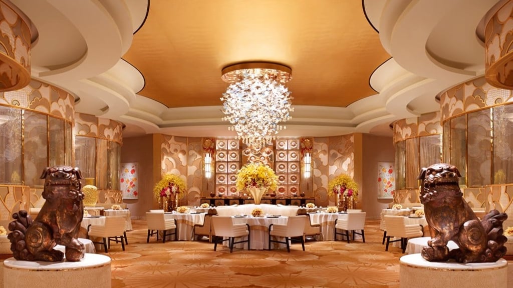 The main dining area of Sichuan Moon in Wynn Palace, Macau The main dining area of Sichuan Moon in Wynn Palace, Macau
