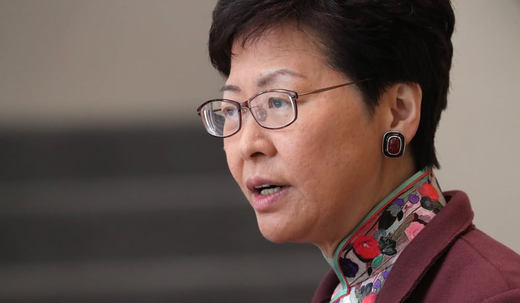 Carrie Lam expressed dismay at the stymied progress of expansion on the city’s railways. Photo: K.Y. Cheng