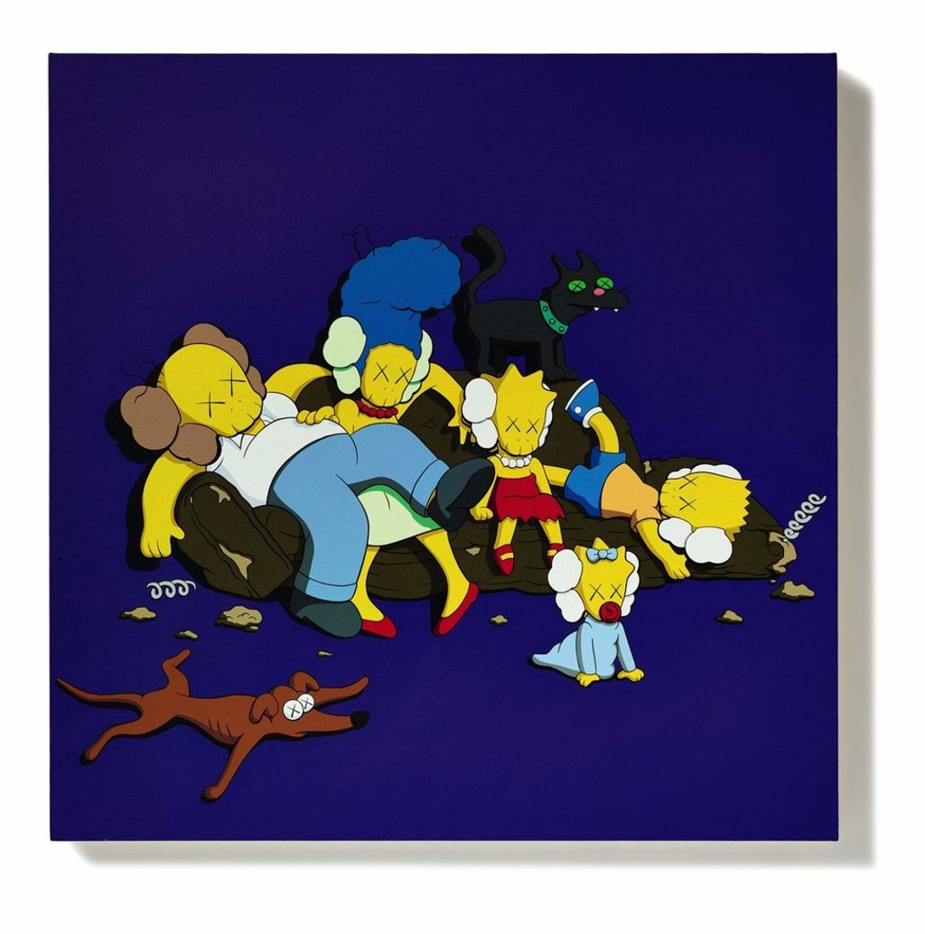 KAWS × The Simpsons（Limited Edition／C10） Chinese millennial buyers snap up KAWS' 'Simpsons' art at