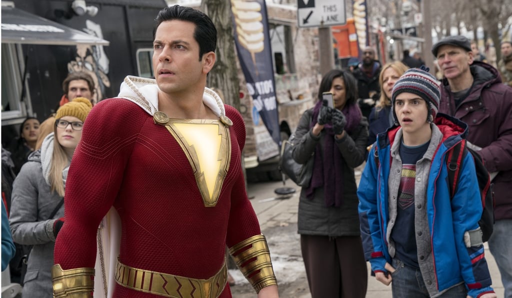 Zachary Levi plays the adult Billy Batson, Jack Dylan Grazer plays his closest friend. Photo: Steve Wilkie/Warner Bros