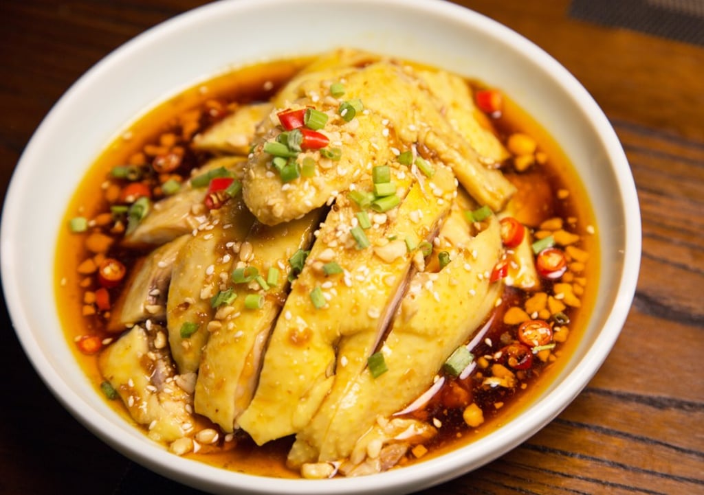 The cookbook contains recipes from the four major schools of Chinese cuisine – southern (Cantonese and Chiu Chow), northern (Beijing), western (Sichuan) and eastern (Shanghai) – including one for chicken with Sichuan chilli. Photo: Shutterstock The cookbook contains recipes from the four major schools of Chinese cuisine – southern (Cantonese and Chiu Chow), northern (Beijing), western (Sichuan) and eastern (Shanghai) – including one for chicken with Sichuan chilli. Photo: Shutterstock