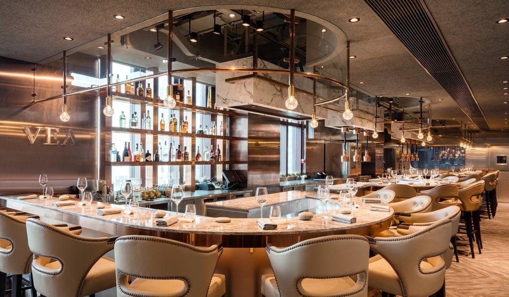 The interior of VEA Restaurant and Lounge in Central.
