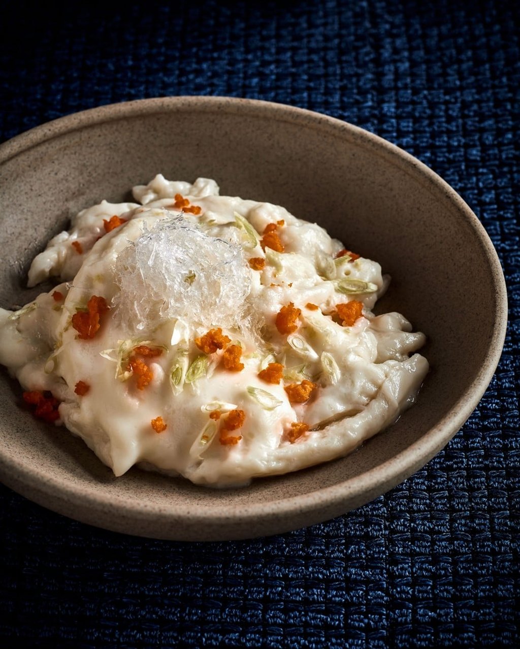 Scrambled fresh milk with Imperial Bird’s Nest at Canton Bistro