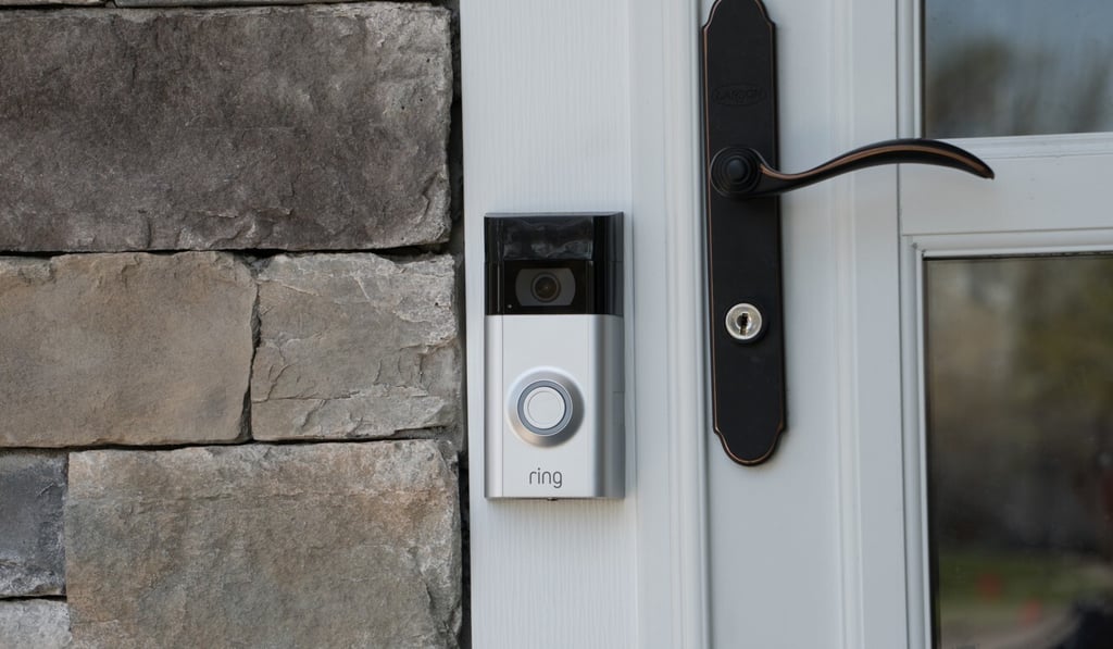 The smart doorbell allows you to speak to – and see – the person outside your front door even if you are away from home. Photo: Shutterstock