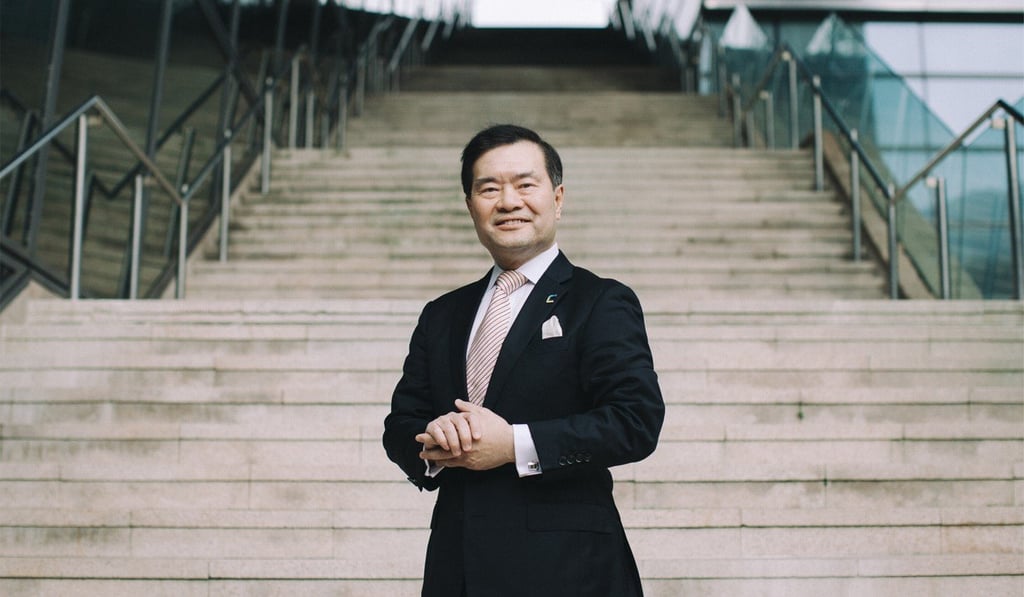 George Lam, Cyberport’s chairman, is optimistic about the tech development in Hong Kong. Photo: Viola Gaskell