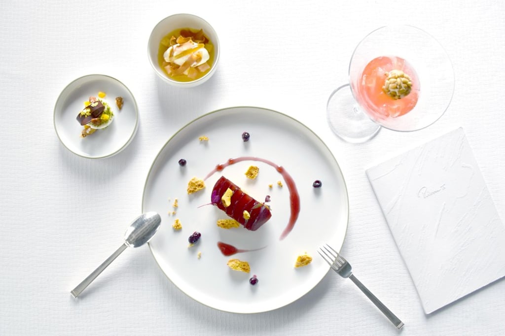 Puff pastry and caramelised apples with Chinon wine, especially created for Le French May.