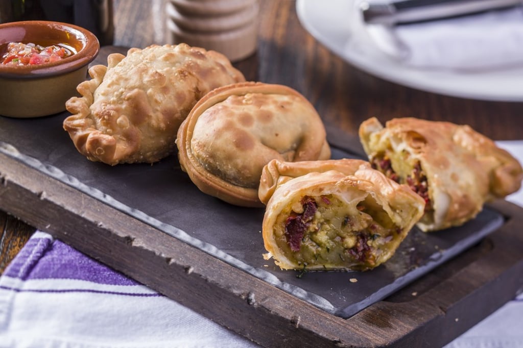 Empanadas at Tango Argentinian Steak House.
