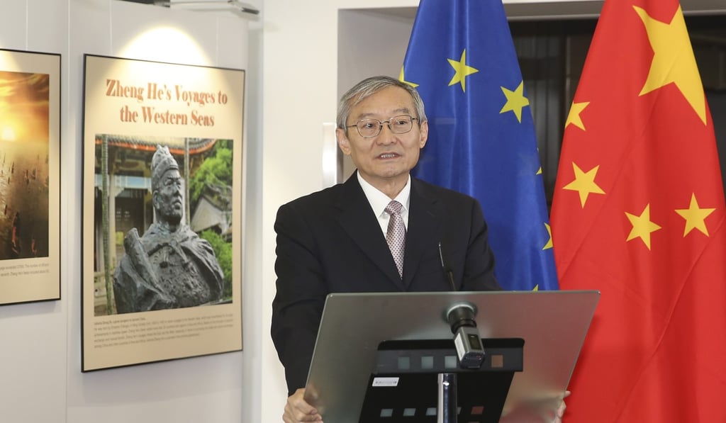 Zhang Ming in Strasbourg, France, in January. Photo: Xinhua