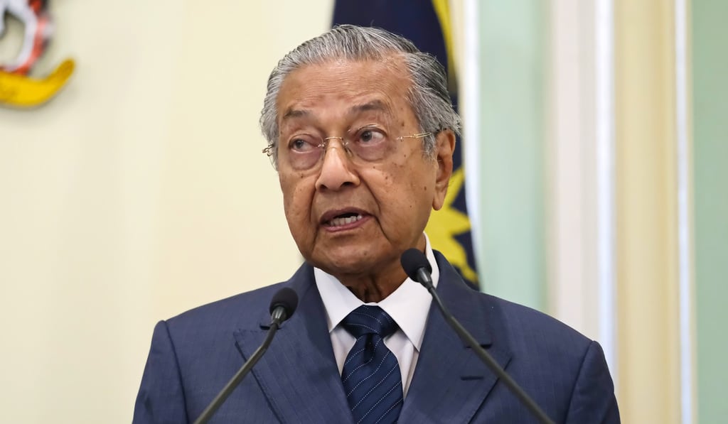 Malaysian prime minister Mahathir Mohamad has had a tense relationship with the royal family for decades. Photo: Bloomberg