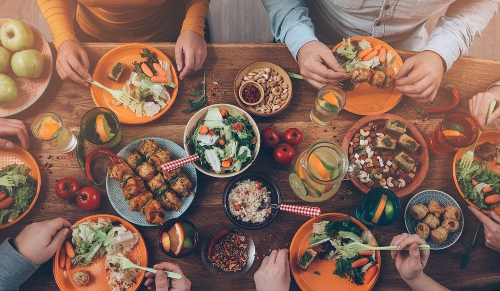 Forty per cent of your diet should be fresh fruits and vegetables.