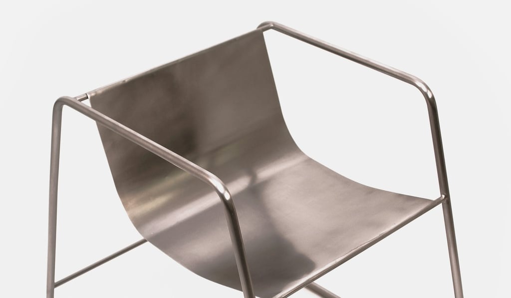 The 15° Chair by Chinese design studio Above. Ross Urwin said Above had underpriced the chair, which initially sold for US$300. It now retails for US$1,490.