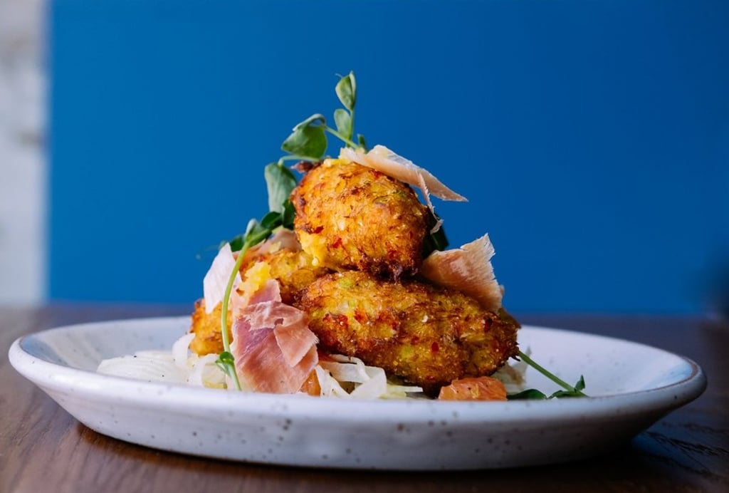 One of the dishes served at The Anchorage, in Greenville, North Carolina, has just been shortlisted for a James Beard Award for its cuisine. Photo: The Anchorage