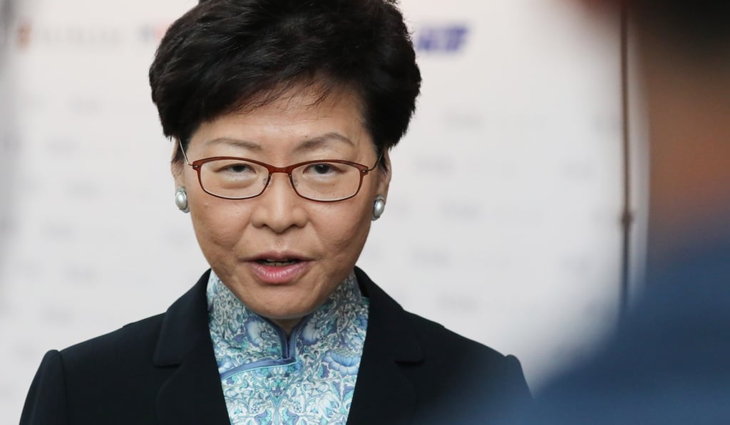 Carrie Lam was not happy about the file’s loss. Photo: Felix Wong