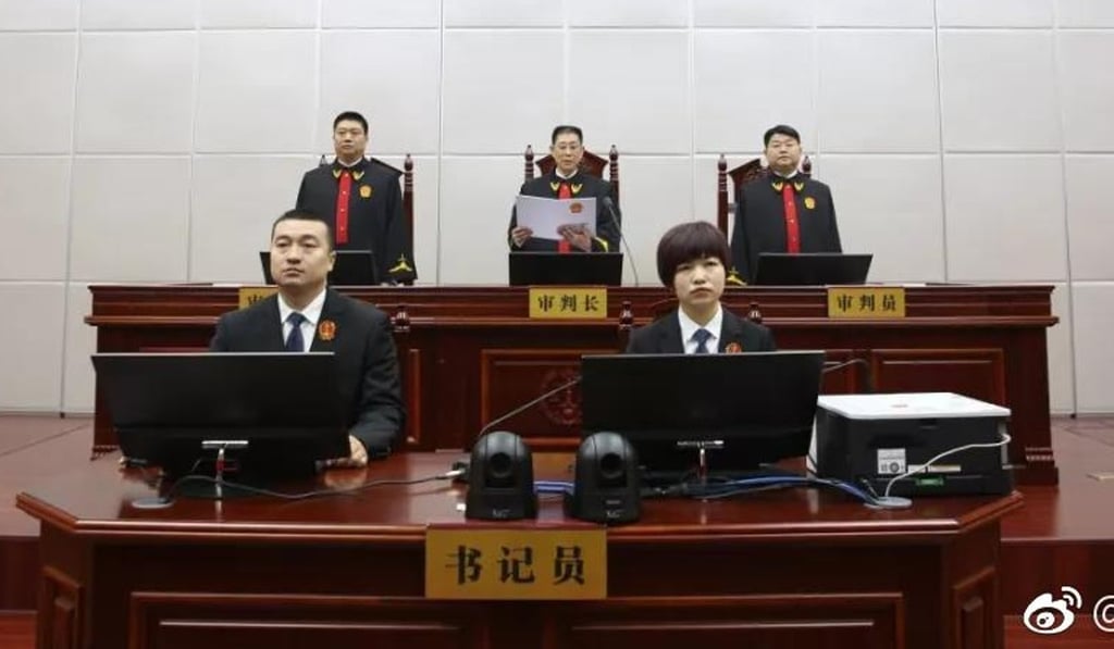 The court said it had been lenient in its sentencing as Wang had confessed to his crimes and returned all of his ill-gotten gains. Photo: Weibo