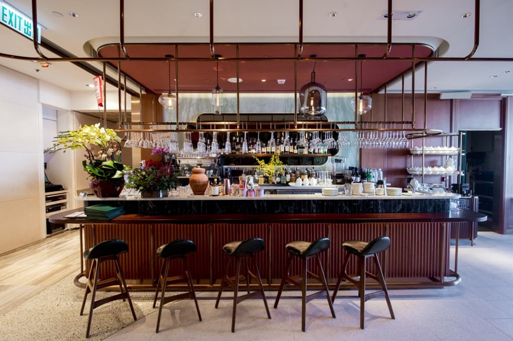 The bar at the restaurant. The bar at the restaurant.