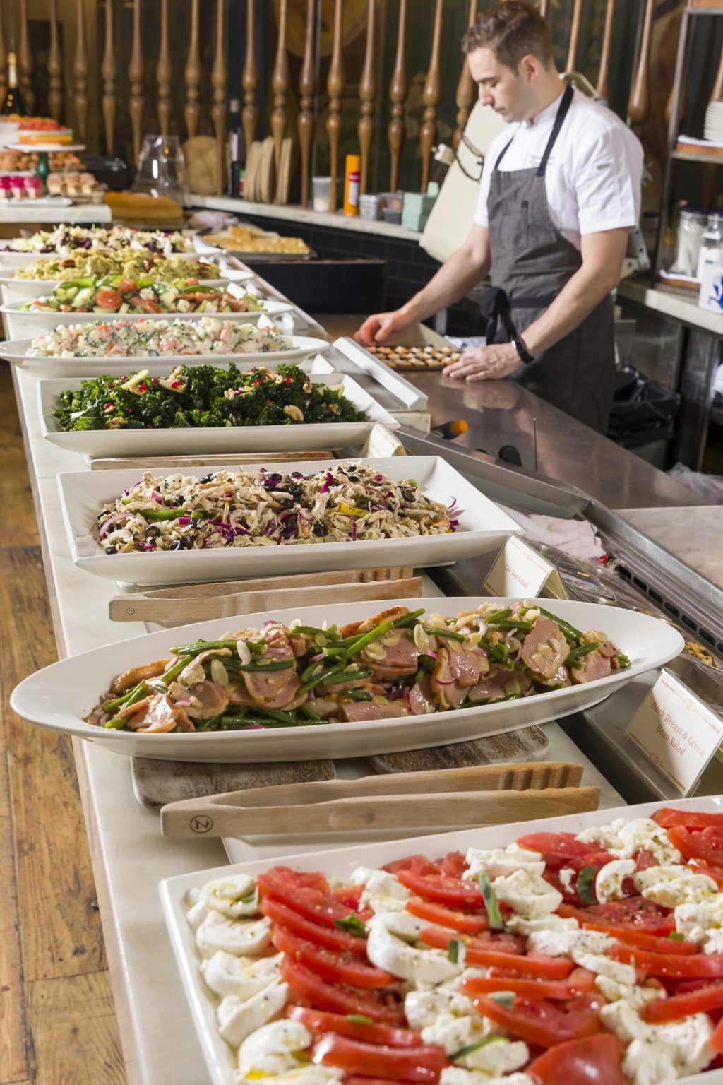The weekend brunch selection at the American-Italian restaurant Al Molo, in Tsim Sha Tsui.