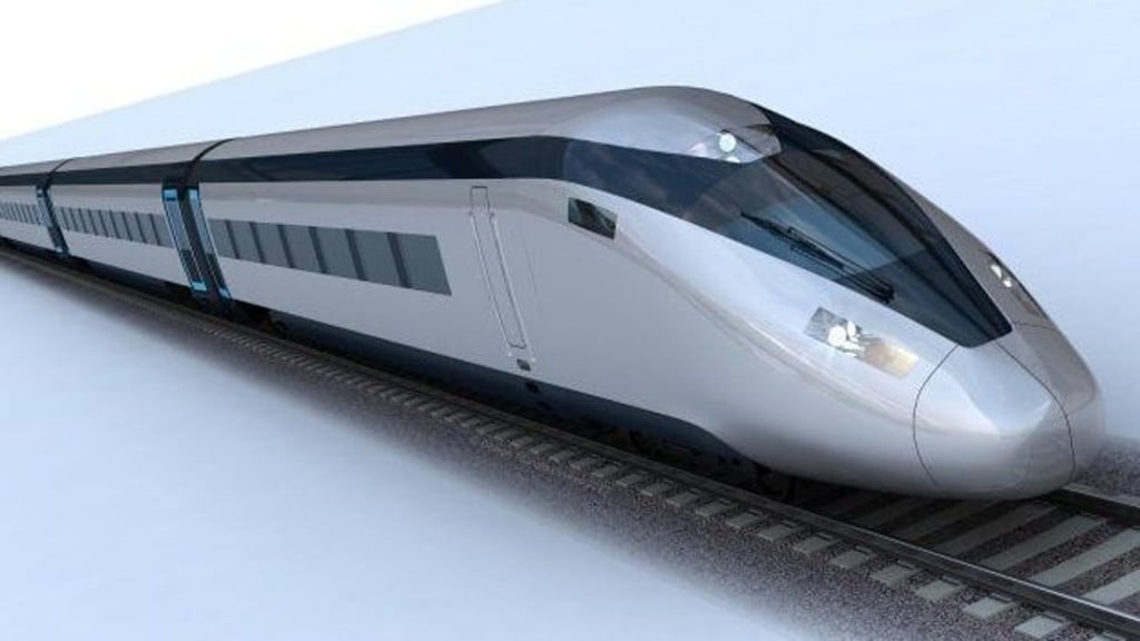 Members of China’s government and biggest state-owned railway companies met with HS2 chief executive Mark Thurston in Beijing earlier this month. Photo: Handout