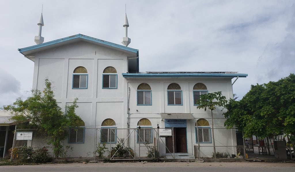 The Ahmadi mosque in the Marshall Islands. Photo: Sajid Iqbal The Ahmadi mosque in the Marshall Islands. Photo: Sajid Iqbal