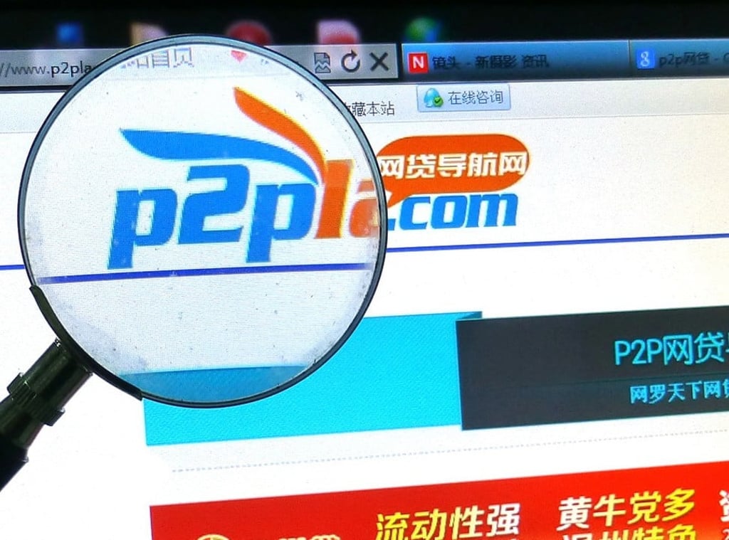 “Cleaning up and exiting will be the theme” of China’s new crackdown on P2P platforms, analysts said. Photo: Handout