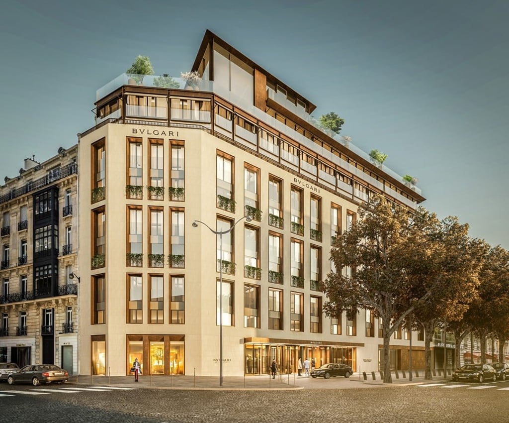 Rendering of the planned Bulgari Hotel in Paris, which will open in 2020. Rendering of the planned Bulgari Hotel in Paris, which will open in 2020.