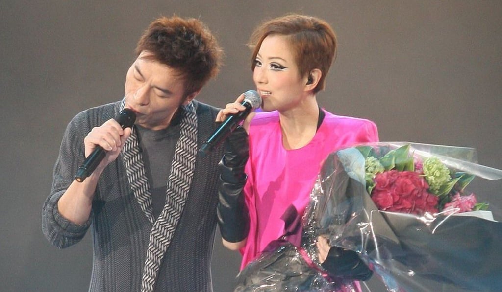 The show – and the marriage – of singers Sammi Cheng and Andy Hui goes on. Photo: Handout The show – and the marriage – of singers Sammi Cheng and Andy Hui goes on. Photo: Handout