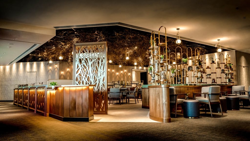 The interior of Roganic Hong Kong