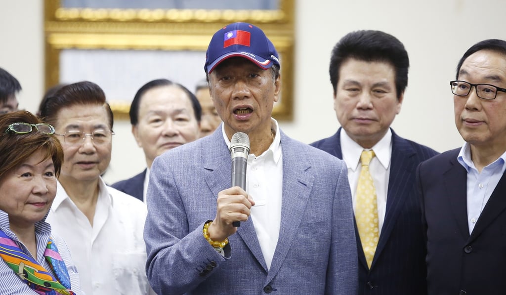 Terry Gou is Taiwan’s richest man with a net worth of US$7.6 billion. Photo: Bloomberg Terry Gou is Taiwan’s richest man with a net worth of US$7.6 billion. Photo: Bloomberg