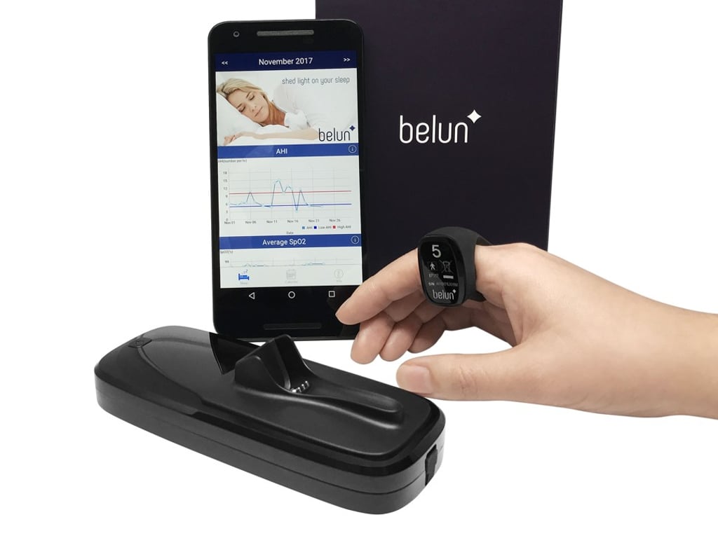 The Belun Ring can help to diagnose sleep apnoea in someone in the comfort of their own home The Belun Ring can help to diagnose sleep apnoea in someone in the comfort of their own home