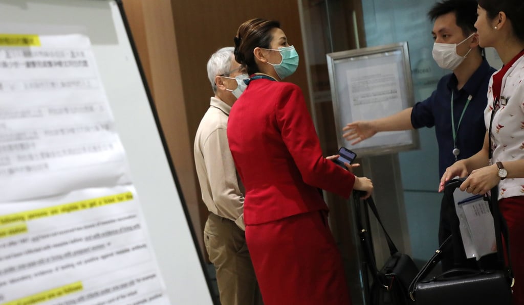 Measles blood tests will be provided on selected days at Hong Kong airport. Photo: Felix Wong Measles blood tests will be provided on selected days at Hong Kong airport. Photo: Felix Wong