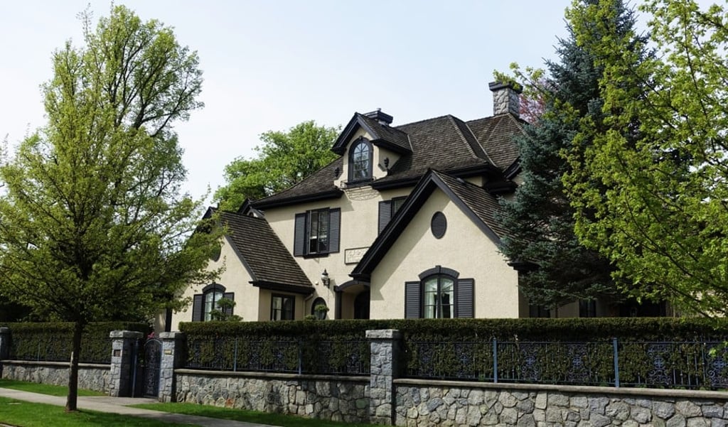 The C$15 million mansion at 3899 Cartier Street, Vancouver, where triad boss Raymond Huang Hong Chao was murdered in 2007. Photo: Ian Young