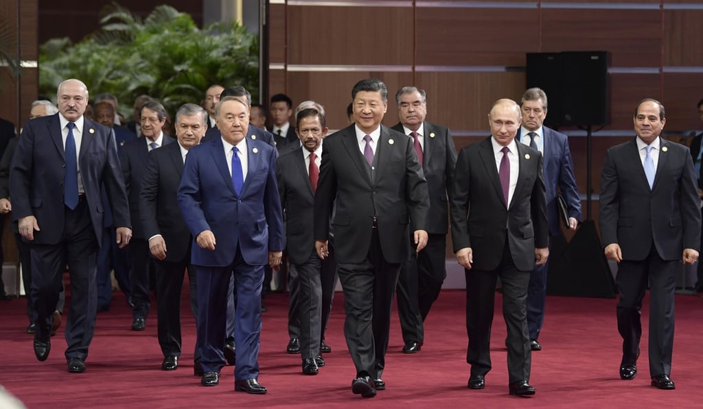 Dozens of world leaders were in Beijing for Xi’s keynote speech. Photo: Xinhua Dozens of world leaders were in Beijing for Xi’s keynote speech. Photo: Xinhua