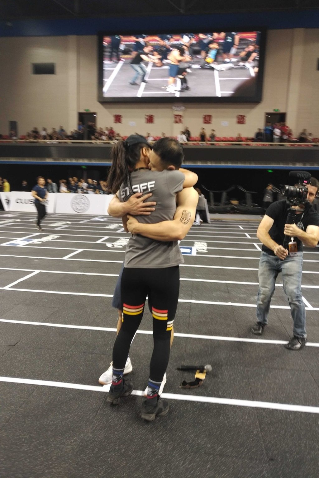 Dabai Yang and Serena Shen are not the first proposal in Chinese CrossFit event history.