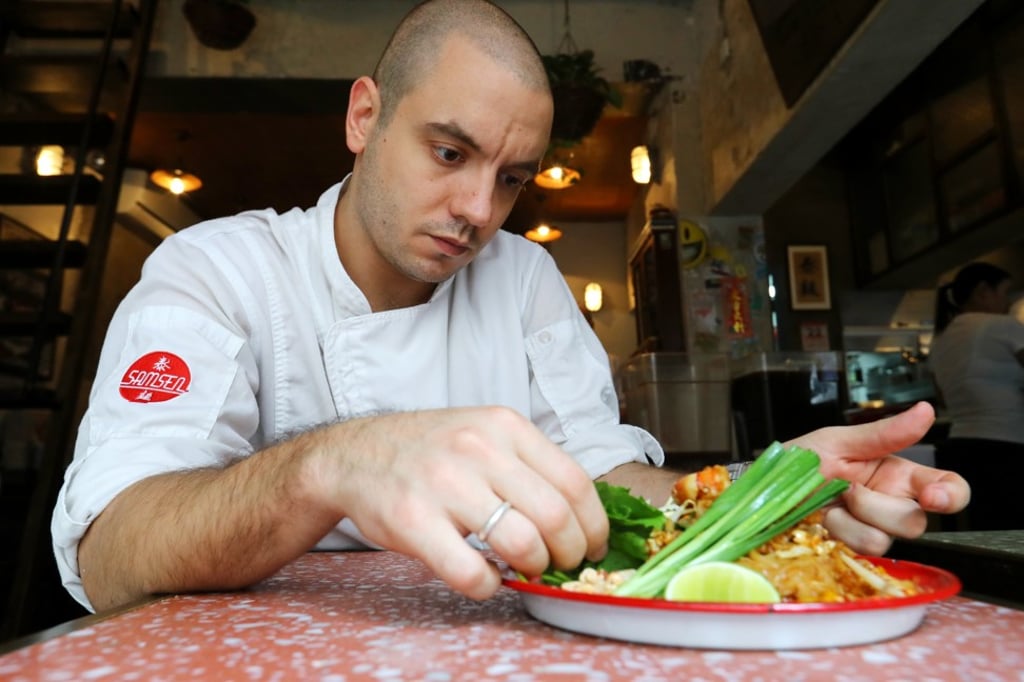 Adam Cliff is the chef and owner of Thai restaurant Samsen in Hong Kong. Photo: Edmond So