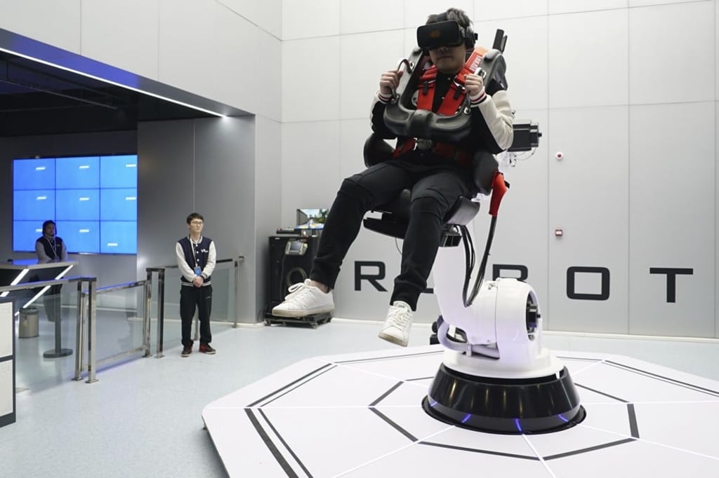 Nanchang’s virtual reality Star park offers 42 rides and exhibits. Photo: AP Nanchang’s virtual reality Star park offers 42 rides and exhibits. Photo: AP