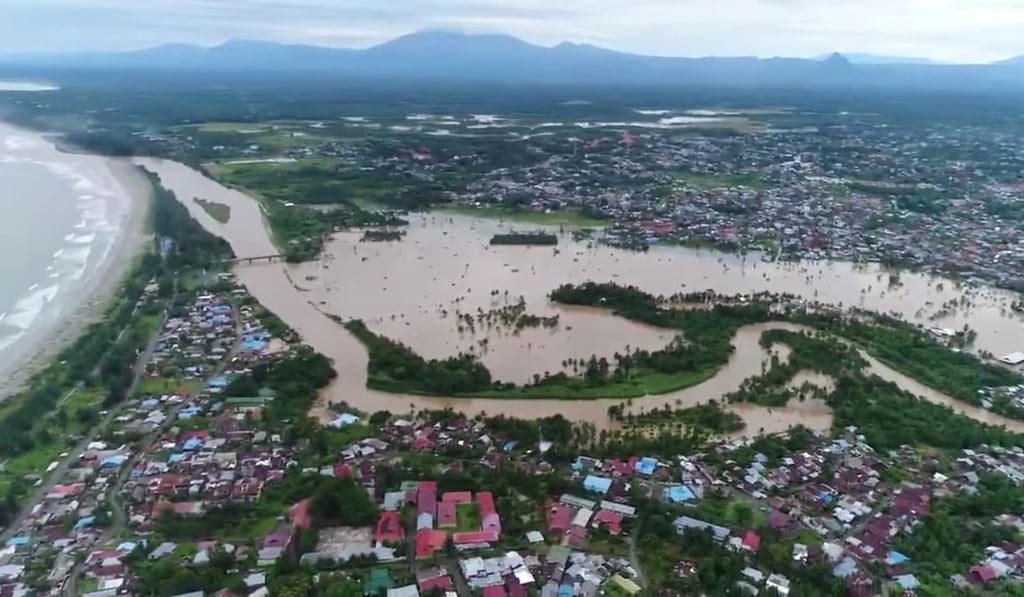 A flooded area in Bengkulu, Indonesia. Photo: Reuters
