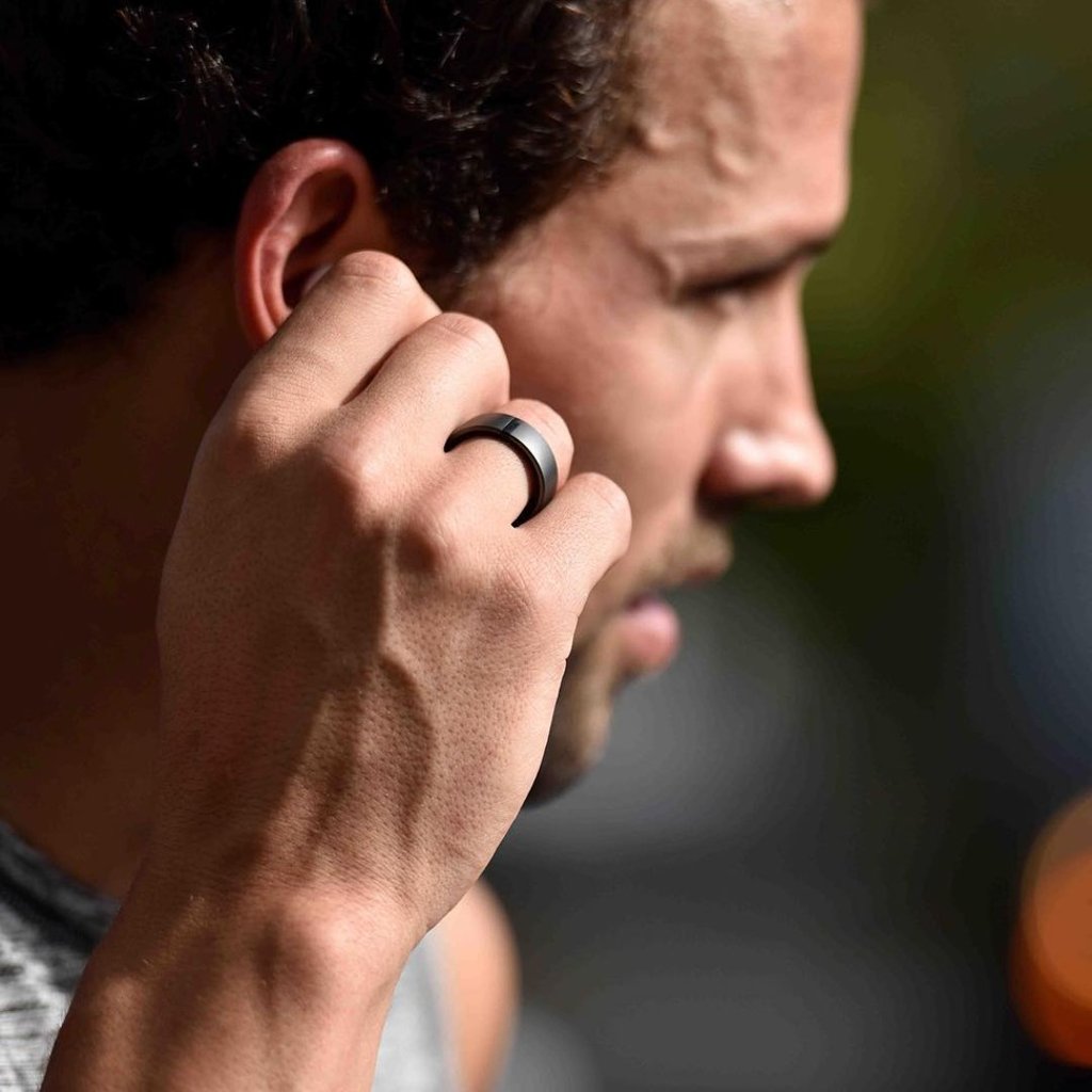 The Motiv Ring, which is only 8 millimetres wide and weighs about 3 grams, is one of the smallest fitness trackers available on the market.