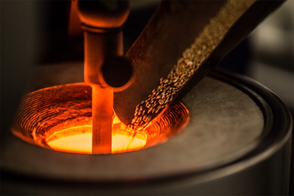 Chopard-Fairmined gold foundry