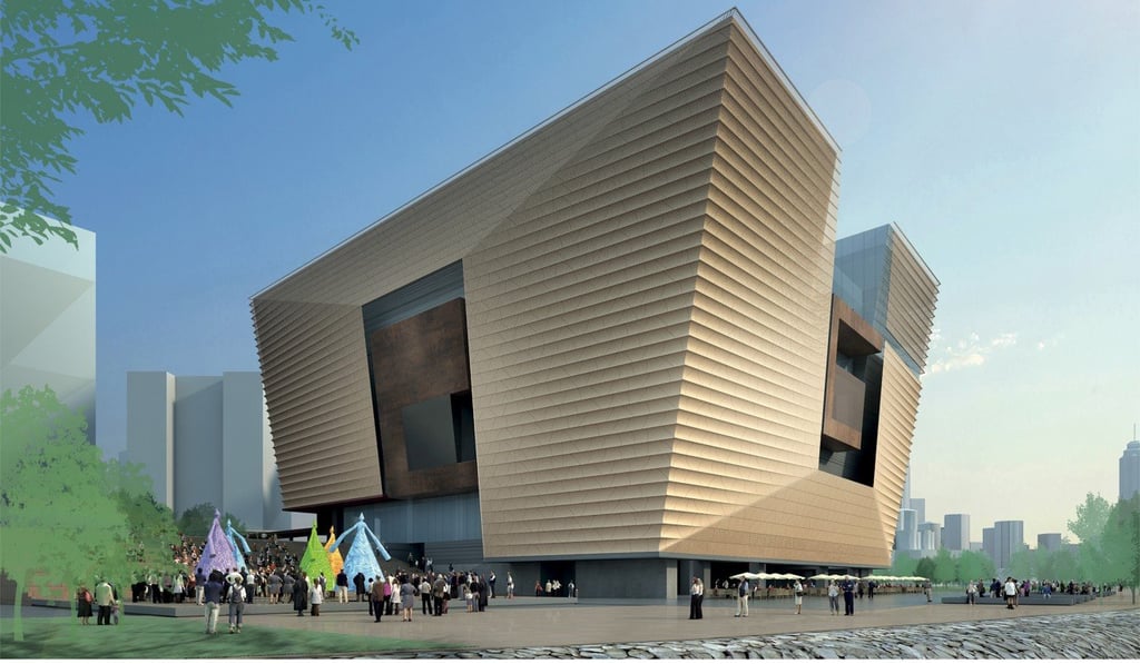 An artist’s impression of the Hong Kong Palace Museum, which is expected to open in 2022. Photo: Handout