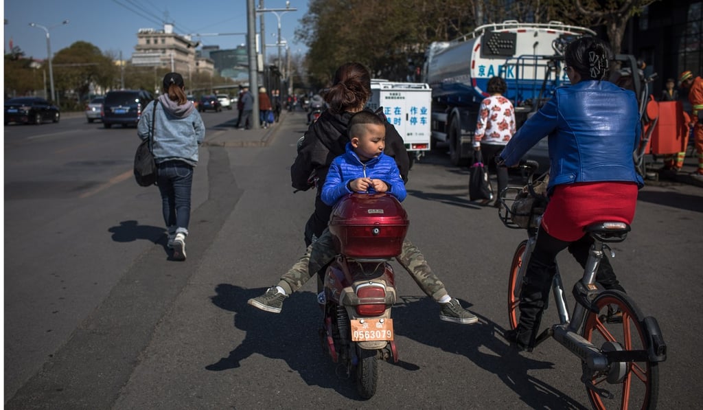 About 1 million e-bikes in Beijing that do not meet national safety standards have yet to be registered. Photo: EPA-EFE