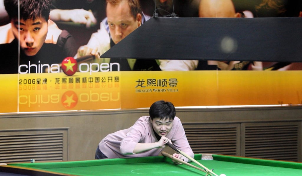Ding Junhui ahead of the 2006 China Open in Beijing. Photo: Xinhua